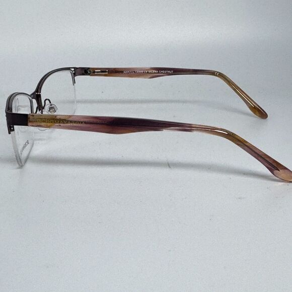 BCBG MAXAZRIA Milena Chestnut Womens Rectangle Eyeglasses 52-17-130 H16627 - Picture 2 of 8